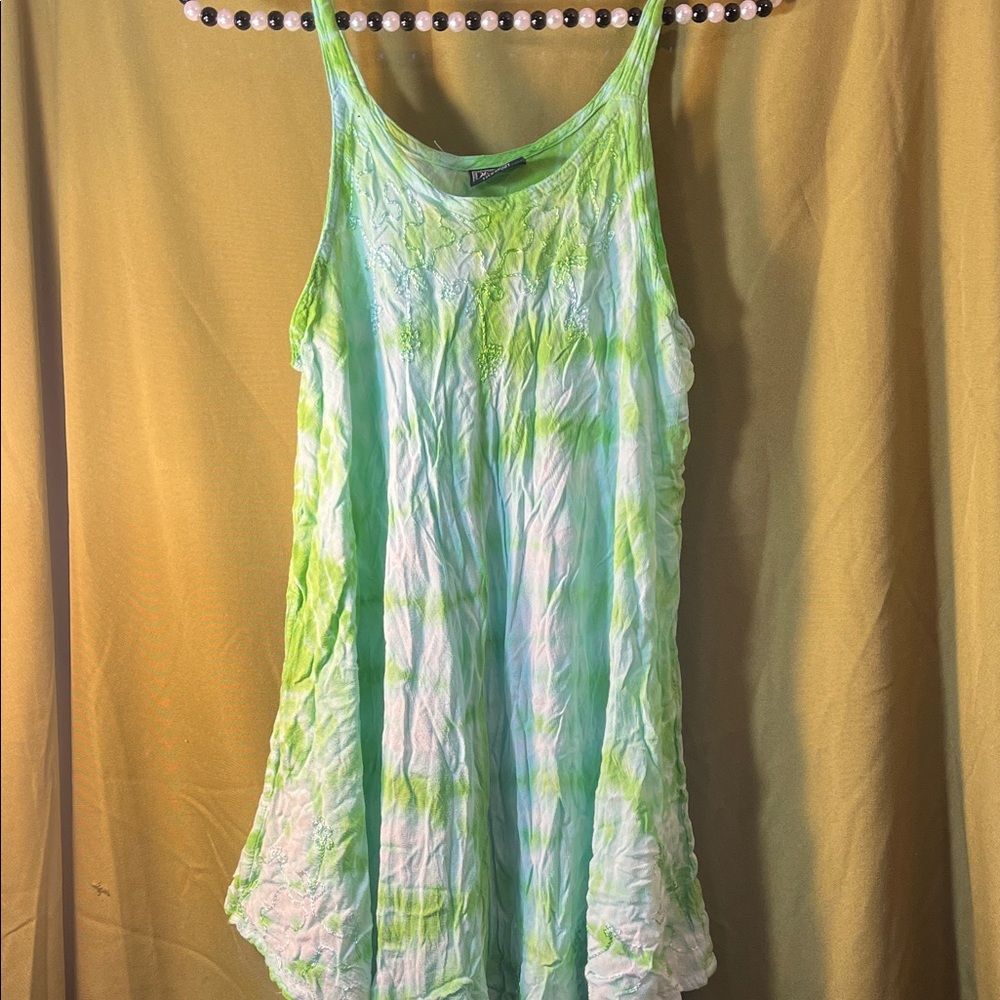 Highness Cute  Green Summer Top